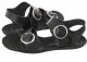 Fly London Sandały Masa Bridle Black P144757000 (FL345-b)
