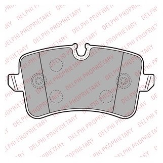 DELPHI Klocki hamulcowe - komplet LP2249