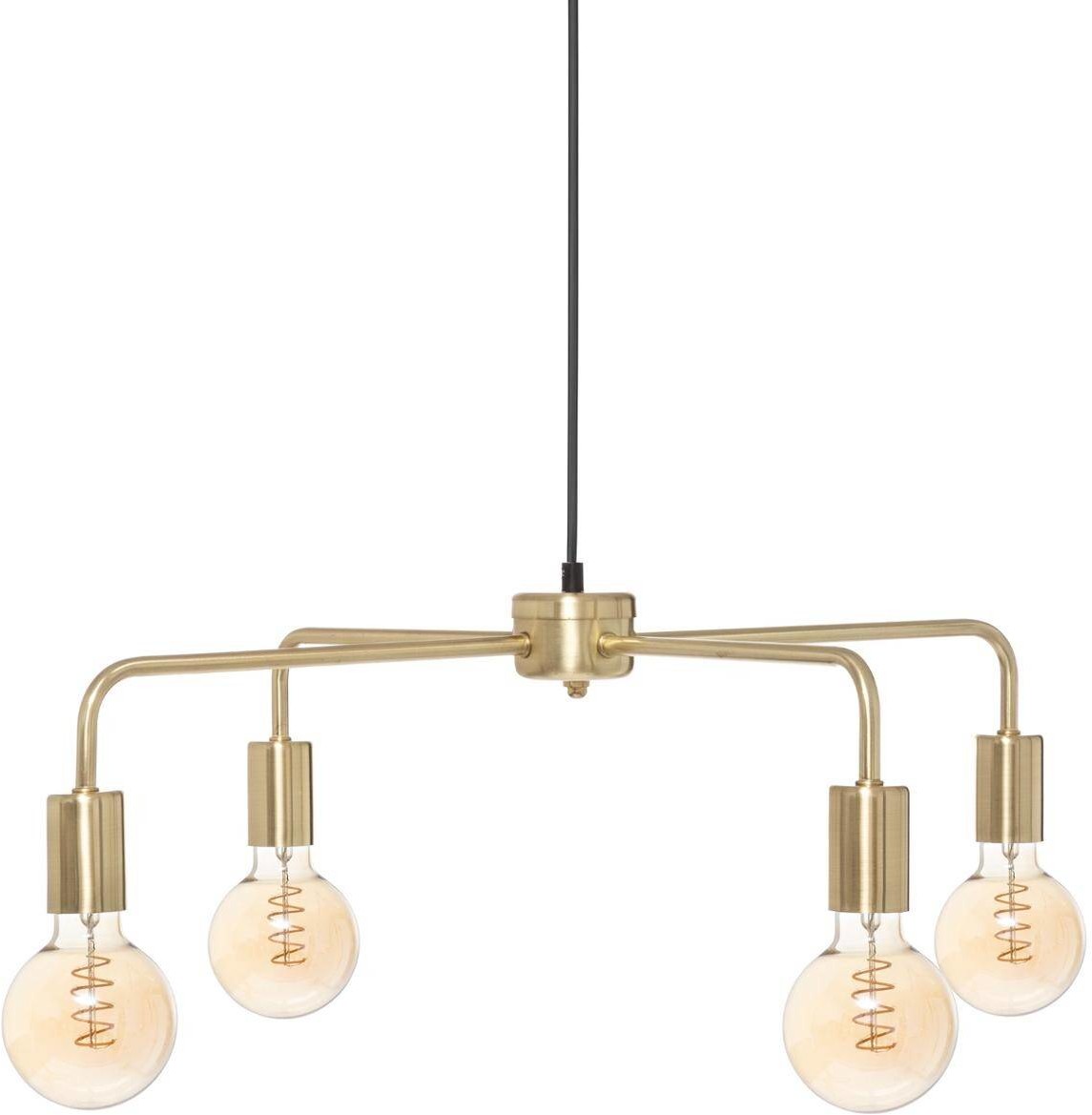 Atmosphera Lampa do salonu TEVE 4-punktowa złota 173264
