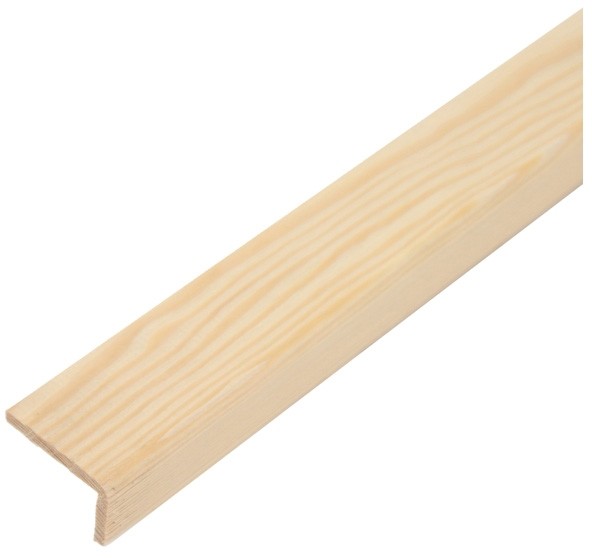 Opaska kątowa bezsęczna kształt L 20 x 34 x 2400 mm sosna 58313