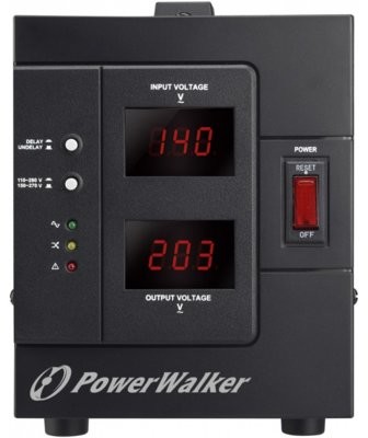 PowerWalker Stabilizator napięcia AVR Power Walker 230V 1500VA 2xPL OUT AVR 1500/SIV