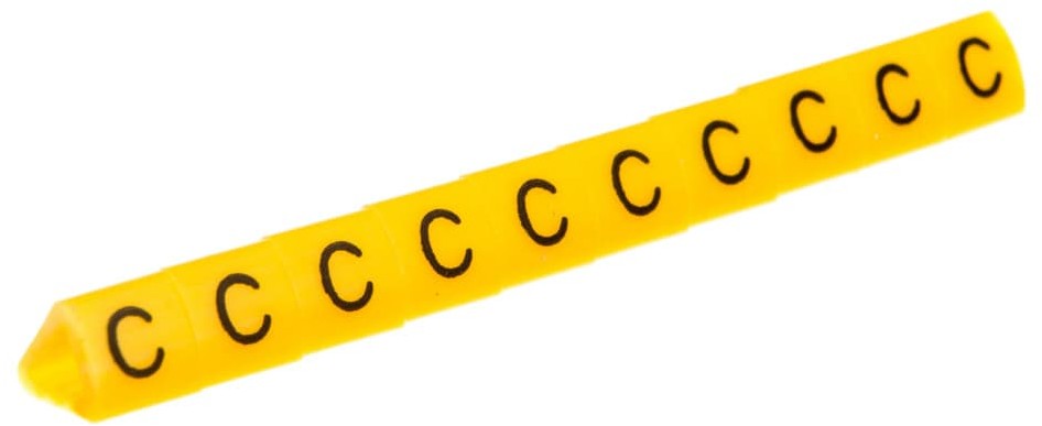 Ergom Oznacznik przewodów OZ-1/C żółty E04ZP-01020202400 100szt. 01020202400