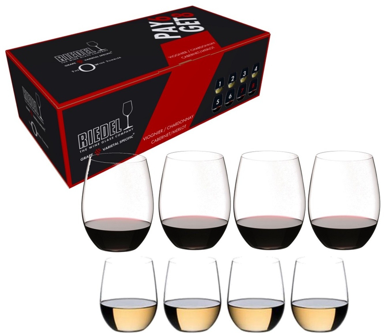 Riedel Kieliszki O