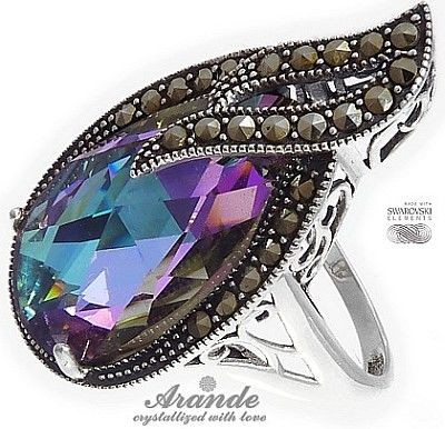 Swarovski Arande Nowe Pierścionek Vitrail Admire Srebro 3460380913