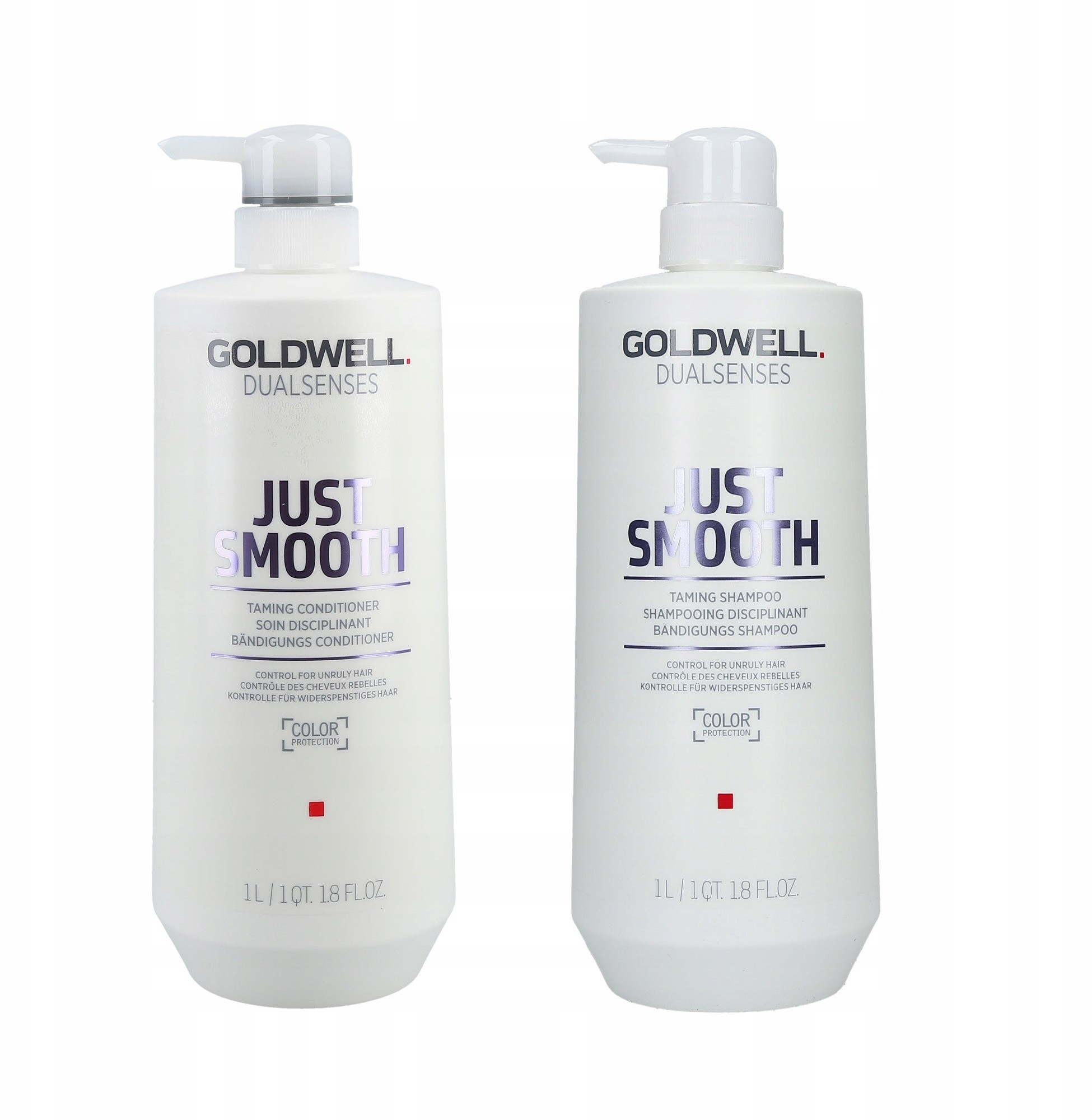 Goldwell Just Smooth Zestaw Szampon + Odżywka 2x1L