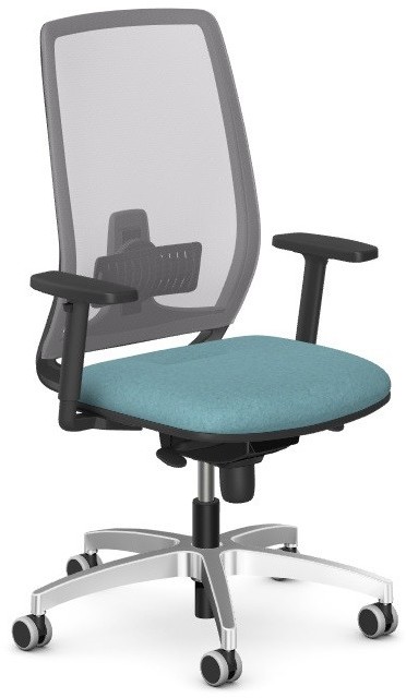 Intarseating Krzesło obrotowe LIRA podstawa aluminiowa KA-LIRA-AM-101-01