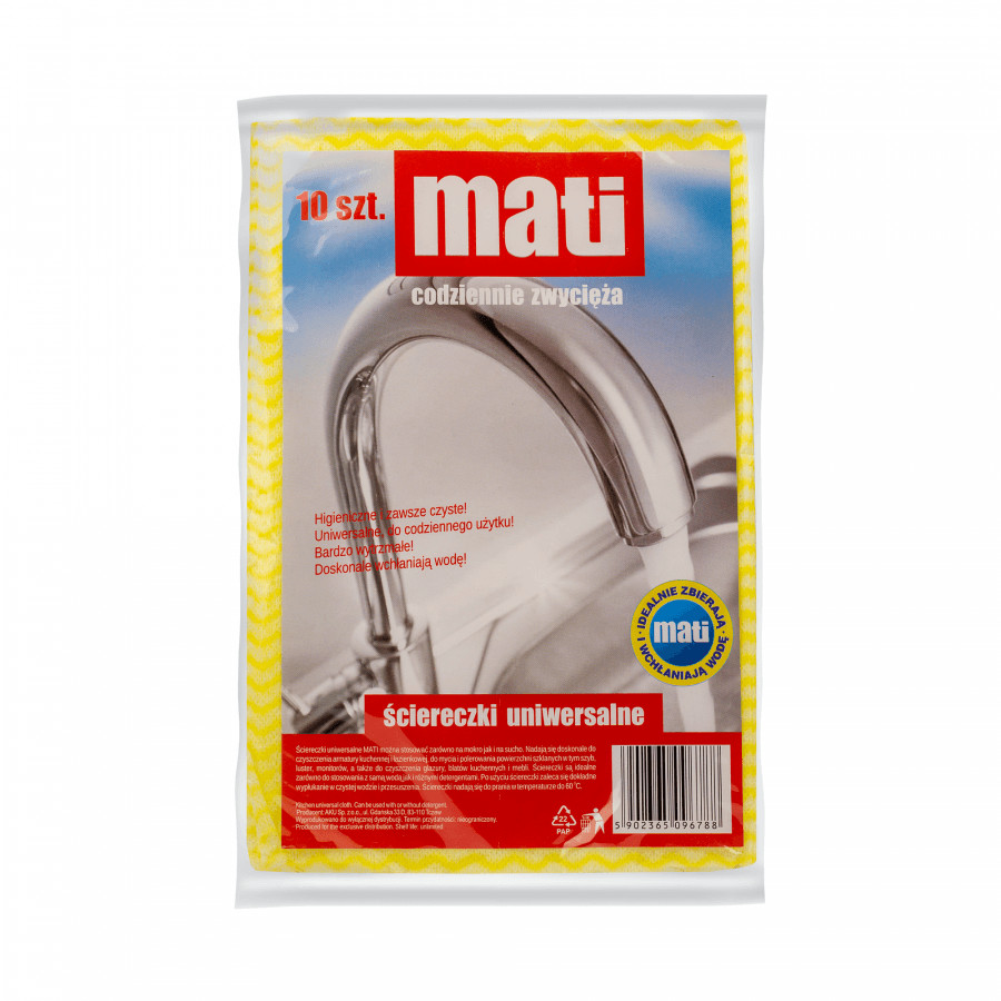 Mati MATI ŚCIERKA UNIWERSALNA 10SZTUK 5902365096788