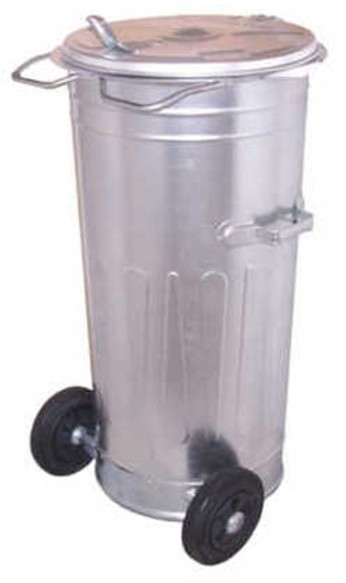 Pojemnik na śmieci 110 l metalowy 14589