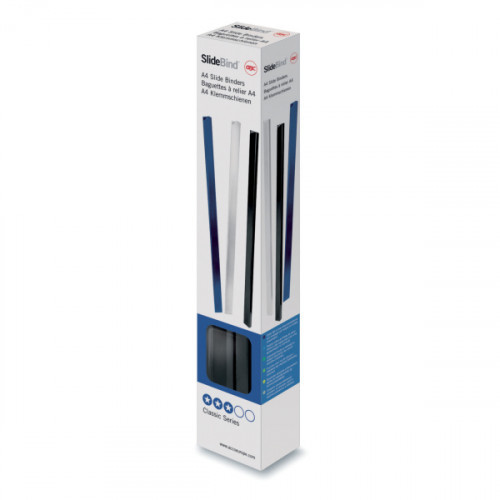 GBC 46003E Grzbiety wsuwane Niebieski 25 szt. 46003E