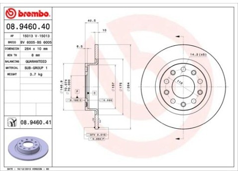 BREMBO 08.9460.41