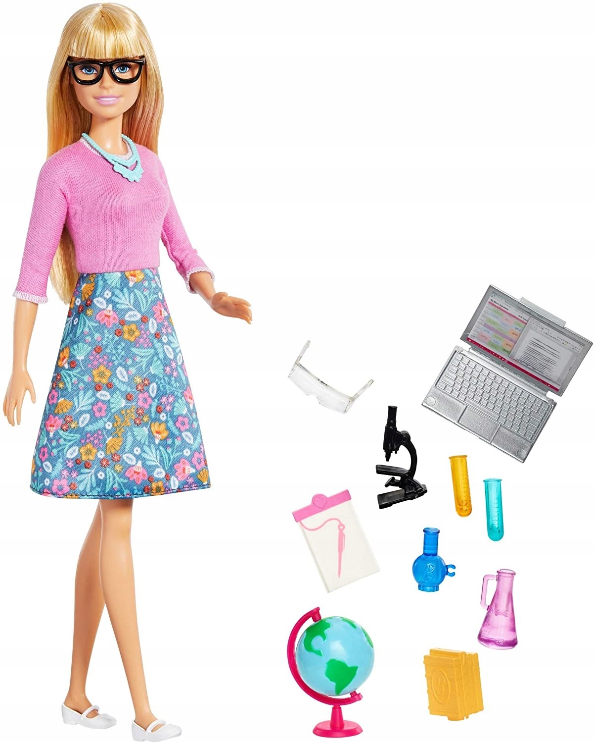 Mattel Lalka Nauczycielka zestaw GJC23