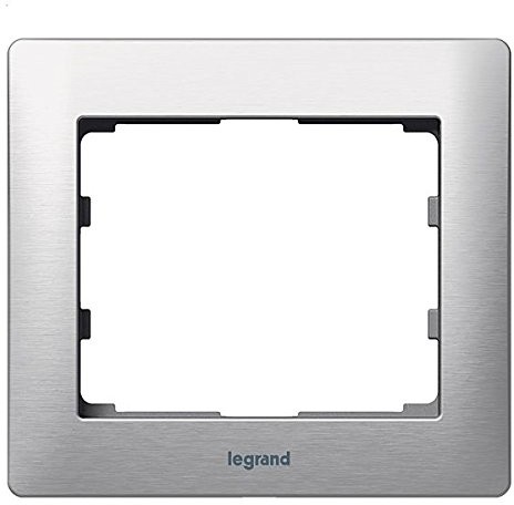 Legrand 771951 ramka 1-krotnie Galea Brushed Aluminium 771951