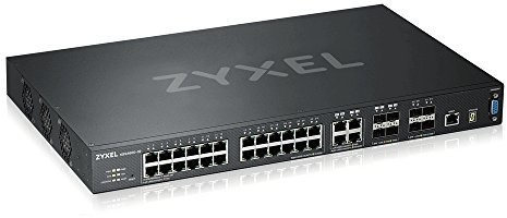 Zyxel ZyXEL xgs4600  32 L3 Managed Switch, 28 port Gig and 4 X 10 G SFP +, Stackable, Dual PSU XGS4600-32-ZZ0102F