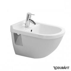Duravit Starck 3 Bidet wiszący 36x54 cm z otworem na baterię, z powłoką WonderGl