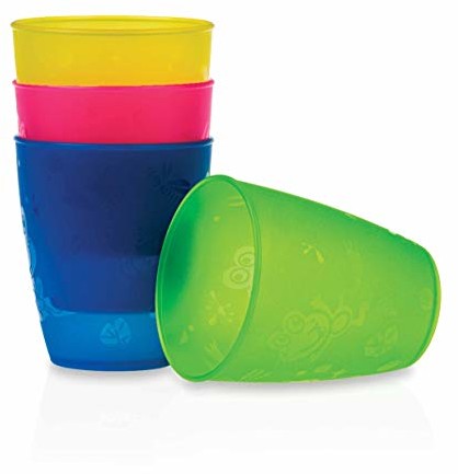 Nby Nuby ID65662 kubek do picia z polipropylenu, 4 sztuki