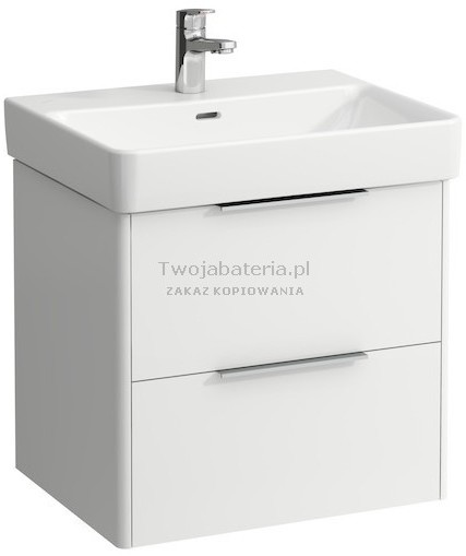 Laufen Base szafka podumywalkowa 57 cm biały połysk H4022321102611