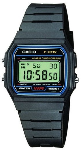 Casio EU EU WATCHES Mod. F-91W-1YEG Promocja ! F-91W-1YEG