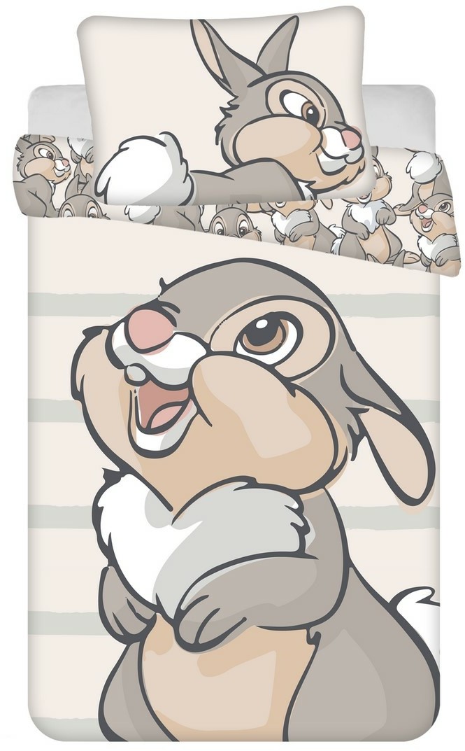 Bawełniana pościel dziecięca do łóżeczka Thumper baby, 100 x 135 cm, 40 x 60 cm