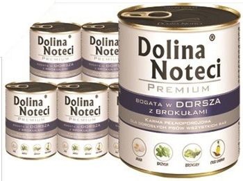 Dolina Noteci Premium bogata w dorsza z brokułami 6x800g