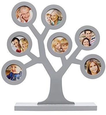 Pearhead p62112 rodziny drzewo genealogiczne stabilnego ramka, szary