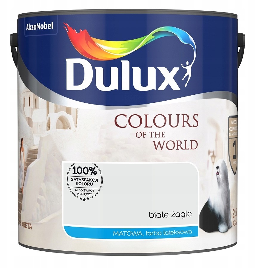 Dulux Farba Dulux Kolory Świata- białe żagle, 2.5l