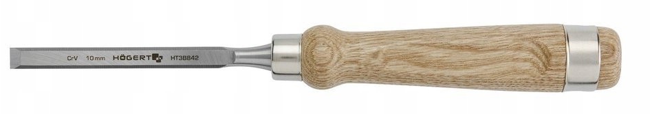 MODECO Hogert HT3B841 Dłuto 8 mm drewniana rękojeść