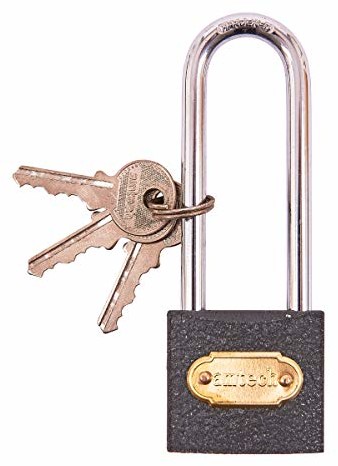 Amtech AM-Tech 38 MM Long Shackle Iron Padlock, t0600 °C
