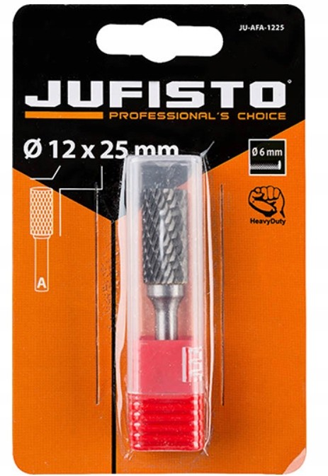 Frez Pilnik Obrotowy Do Metalu Stali fi 12mm x 25