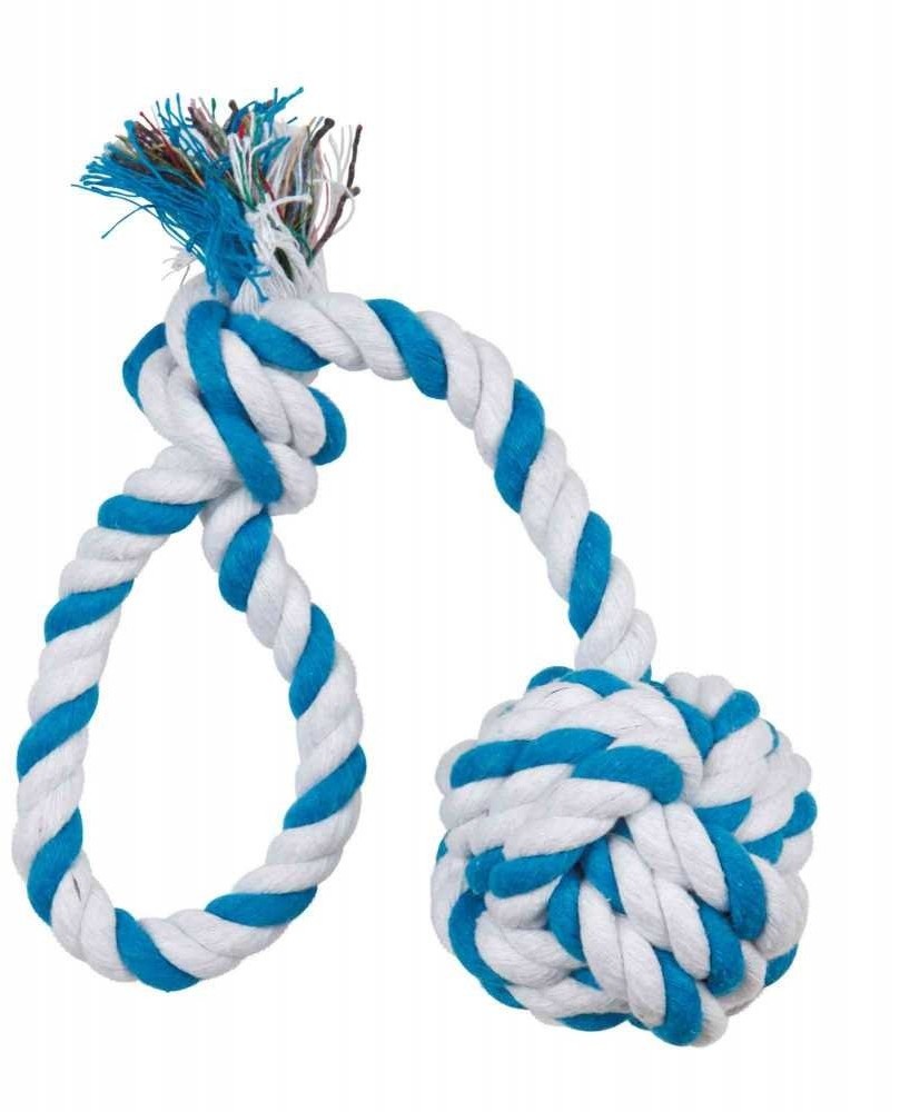 Piłka do gry ze sznurkiem dla pupila psa Kota 30cm