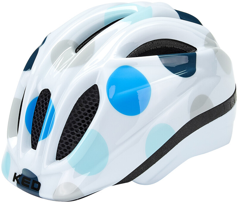 KED Meggy II Trend Kask Dzieci, dots deep blue M | 52-58cm 2021 Kaski dla dzieci 13304138354