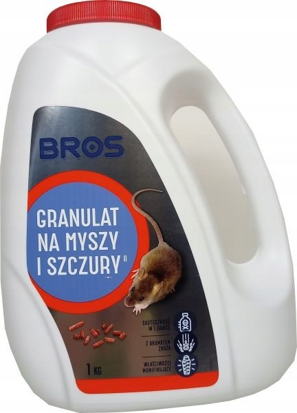 Bros Granulat Trutka na myszy i szczury 1 kg