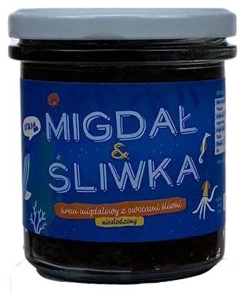 KruKam Krem migdałowy ze śliwką 300g
