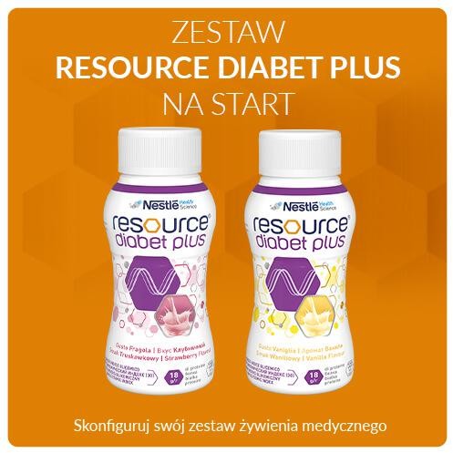 NESTLE RESOURCE Zestaw Resource Diabet Plus na start (8 butelek x 200ml)