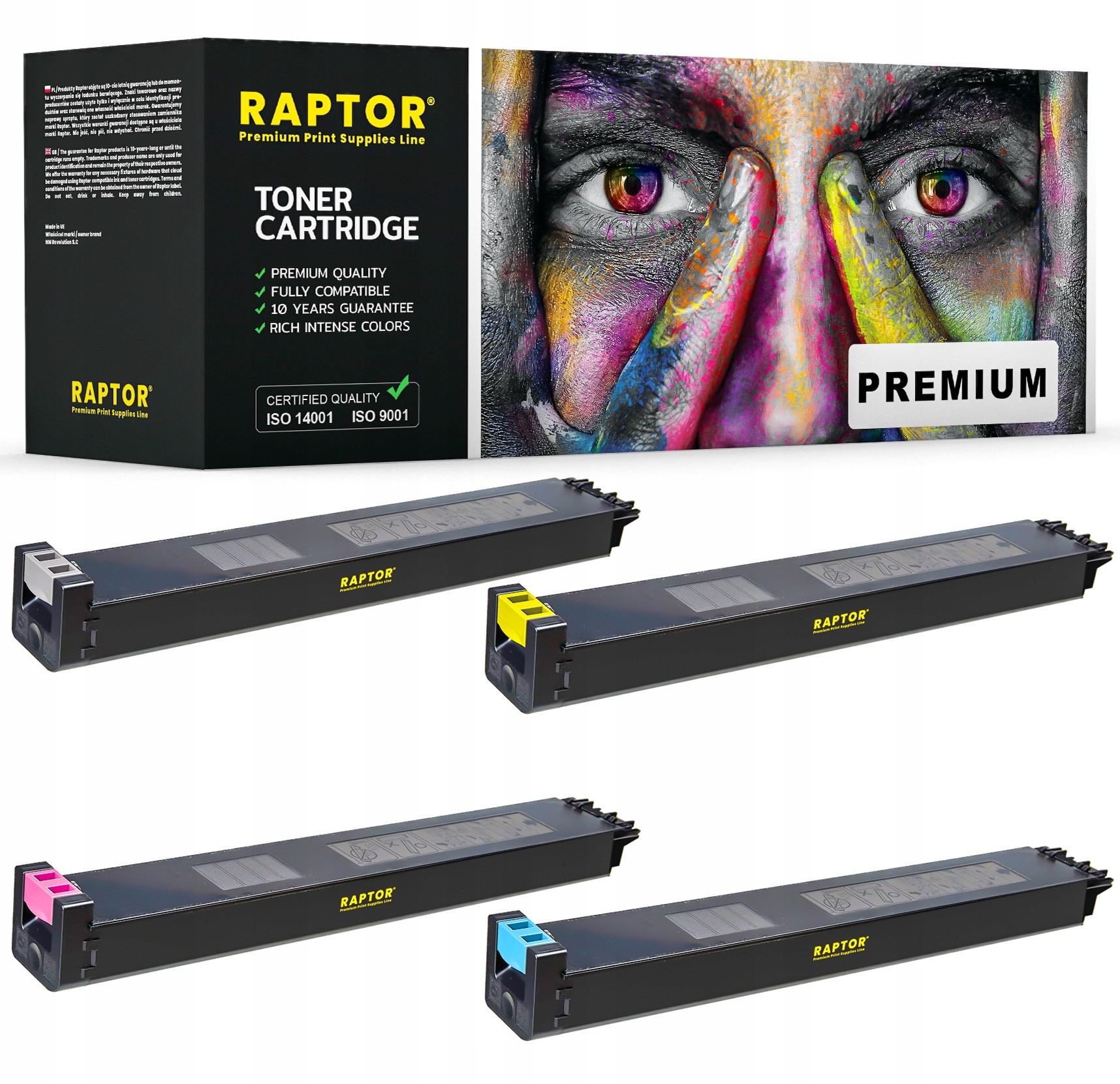 4x Toner Do Sharp MX23GT MX-2010U MX-2310F Zestaw