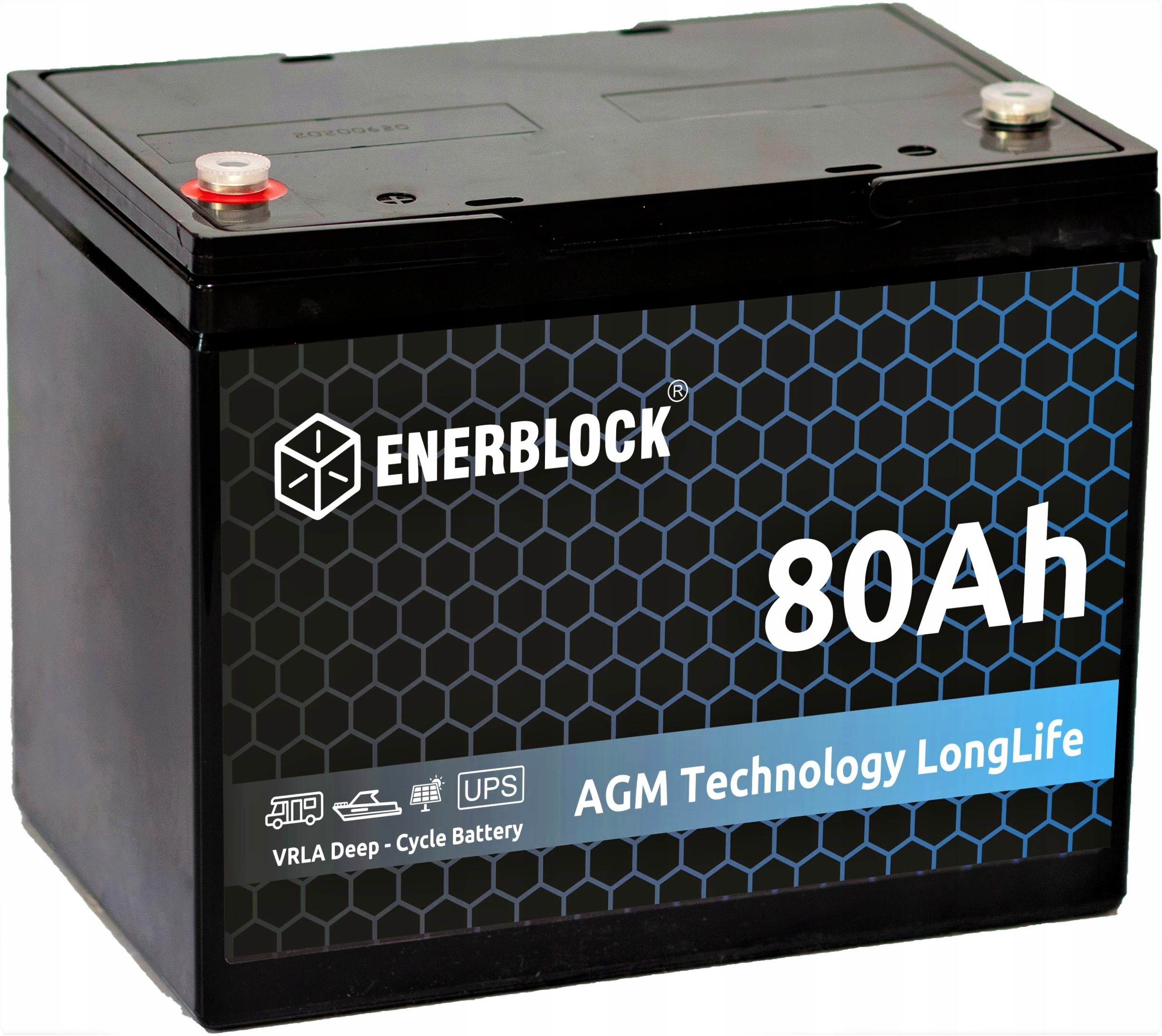 Kumulator Żelowy 12V 80AH Agm Do Kampera