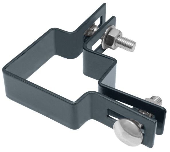 Polargos Obejma do słupka  narożna 50 x 50 mm ocynkowana antracyt