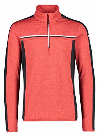 CMP Męska koszulka Pile Elasticizzato Softech Long sleeve shirt, Ferrari Mel, 54 30L1217