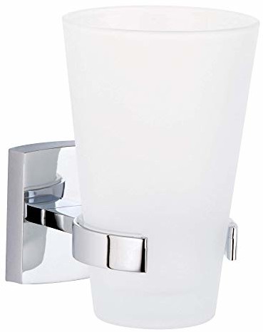 tesa TESA klaam roztwór szczoteczki do zębów (w zestawie, chromowany, nierdzewny, 124 MM X 80 MM X 110 MM)