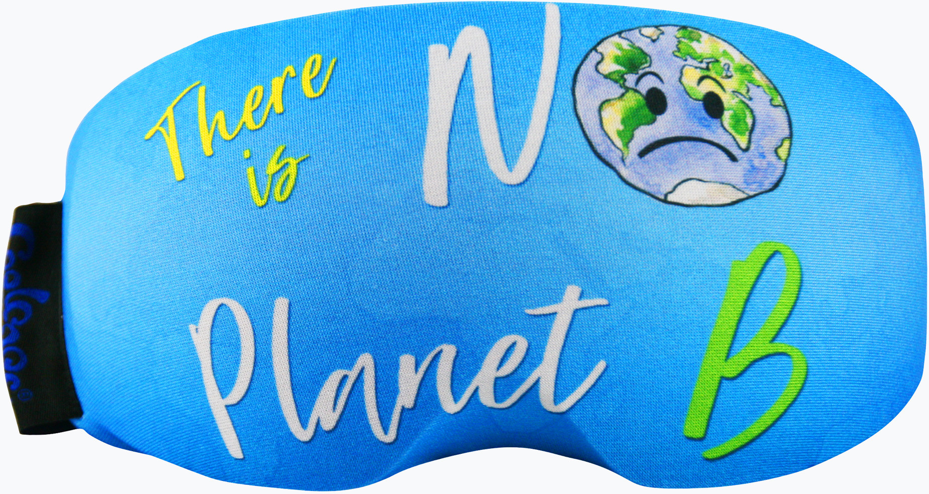 COOLCASC Pokrowiec na gogle COOLCASC No Planet B niebieski 600