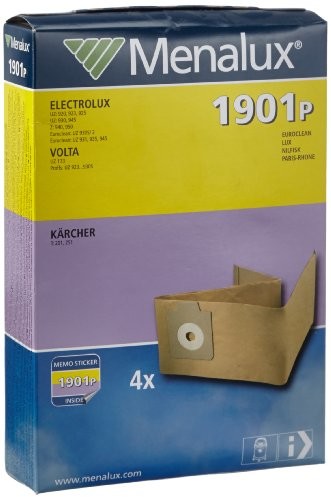 Menalux 1901p/4 worków do odkurzacza/papier/Electrolux/Euro Clean 1901 P