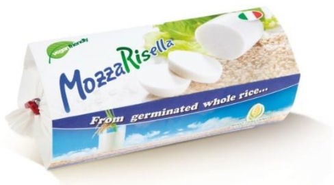 Wegańska mozzarella z ryżu pełnoziarnistego kiełkowanego BIO 200 g Risella