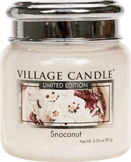 Village Candle świeca Snoconut 6,5 x 7 cm wosk biały twm_931694