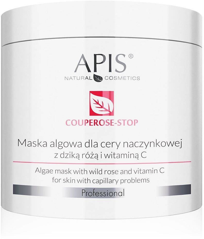 Apis Couperose-Stop Algae Mask dla cery naczynkowej z dziką różą i witaminą C 200g 100934-uniw