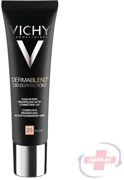 Vichy tłusta, przetłuszczająca się Dermablend KOREKTA 3D podkład wyrównujący pow