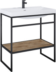 Elita 168400 SZAFKA INDUS 80 PółKA DąB CANELA/BLACK MATT