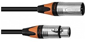 PSSO Kabel mikrofonowy XLR COL 3pin 3m bk Neutrik 30227845
