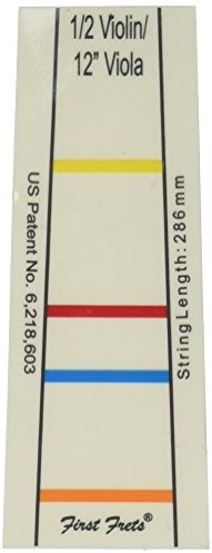 Don`t Fret Oznaczenia na Podstrunnicy FIRST FRET 119, dla 1/2 Skrzypce oraz 30,5 cm Altówka (12