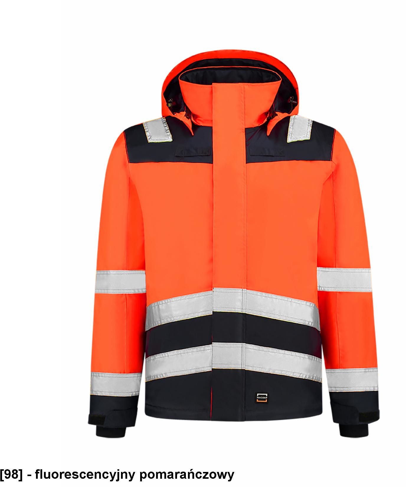 ADLER TRICORP Midi Parka High Vis Bicolor T51 - Kurtka robocze unisex, 200 g/m, 100% poliester, 2 kolory - M-4XL Midi Parka High Vis Bicolor T51