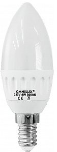 Omnilux OMNILUX C-37 LED candle 230V 4W E-14 3000K 4026397521122