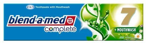 PROCTER & GAMBLE Pasta do zębów Blend-A-Med Complete 7 plus Mouthwash Herbal 100 ml